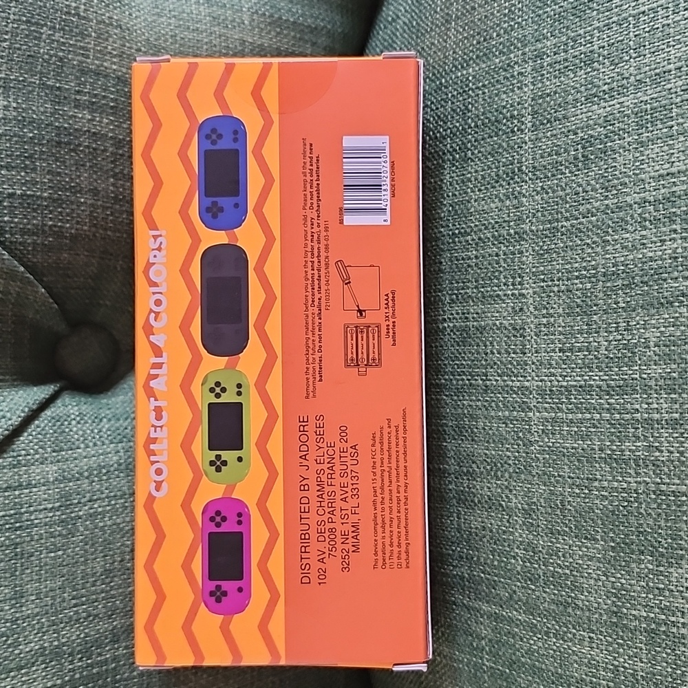 Next Level Handheld Retro Arcade Game - Black - Picture 2 of 4